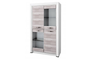 Шкаф-витрина для посуды Оливия 2V2D