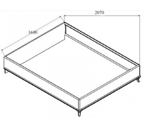 Кровать Песаро (PESARO) 160х200 PESR-26-160