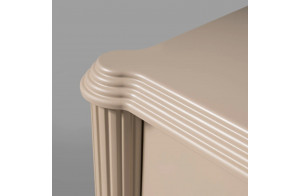 Четырехстворчатый шкаф для одежды Моника (Капучино эмаль)