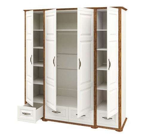 Распродажа с экспозиции Шкаф четырехстворчатый Марсель МН-126-04