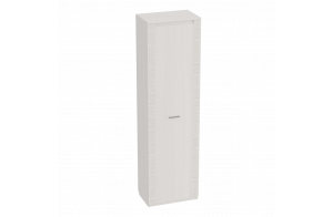 Одностворчатый шкаф с полками для гостиной Элана, цвет Бодега белая