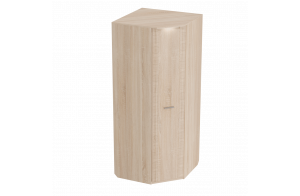 Угловой шкаф гардероб для гостиной Элана, цвет Бодега белая