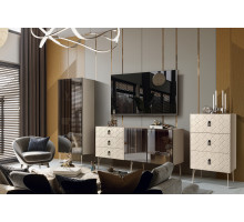 Комод для гостиной Богемия Фарфале (Bogemia Farfalle) БМКМ-4(Fa) [5][10]